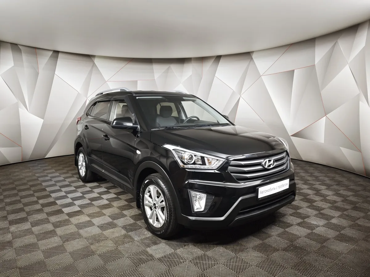 Hyundai Creta 2.0 AT (149 л.с.) Travel Черный в АВИЛОН. Слайд №3