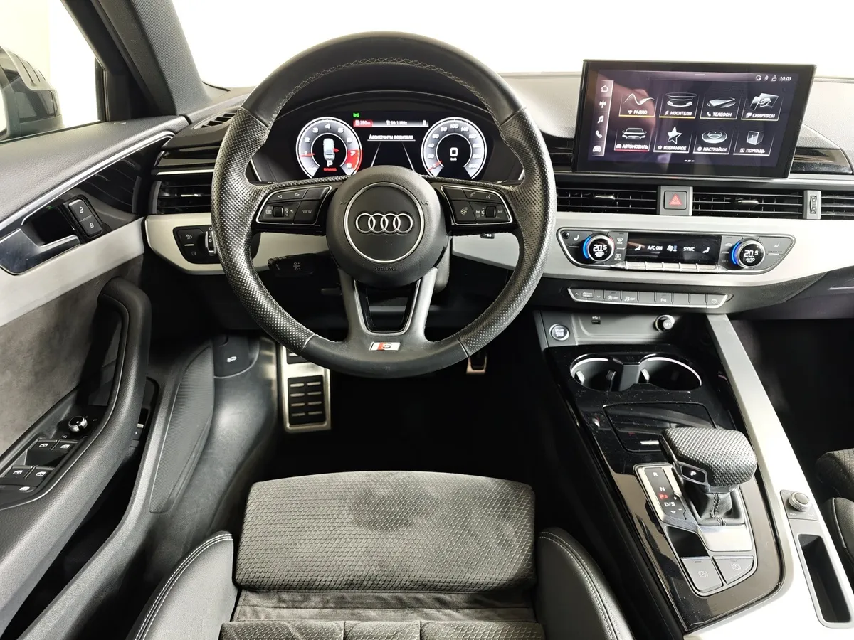 Audi A4 2.0 TFSI S tronic quattro (249 л.с.) Sport Черный в АВИЛОН. Слайд №19