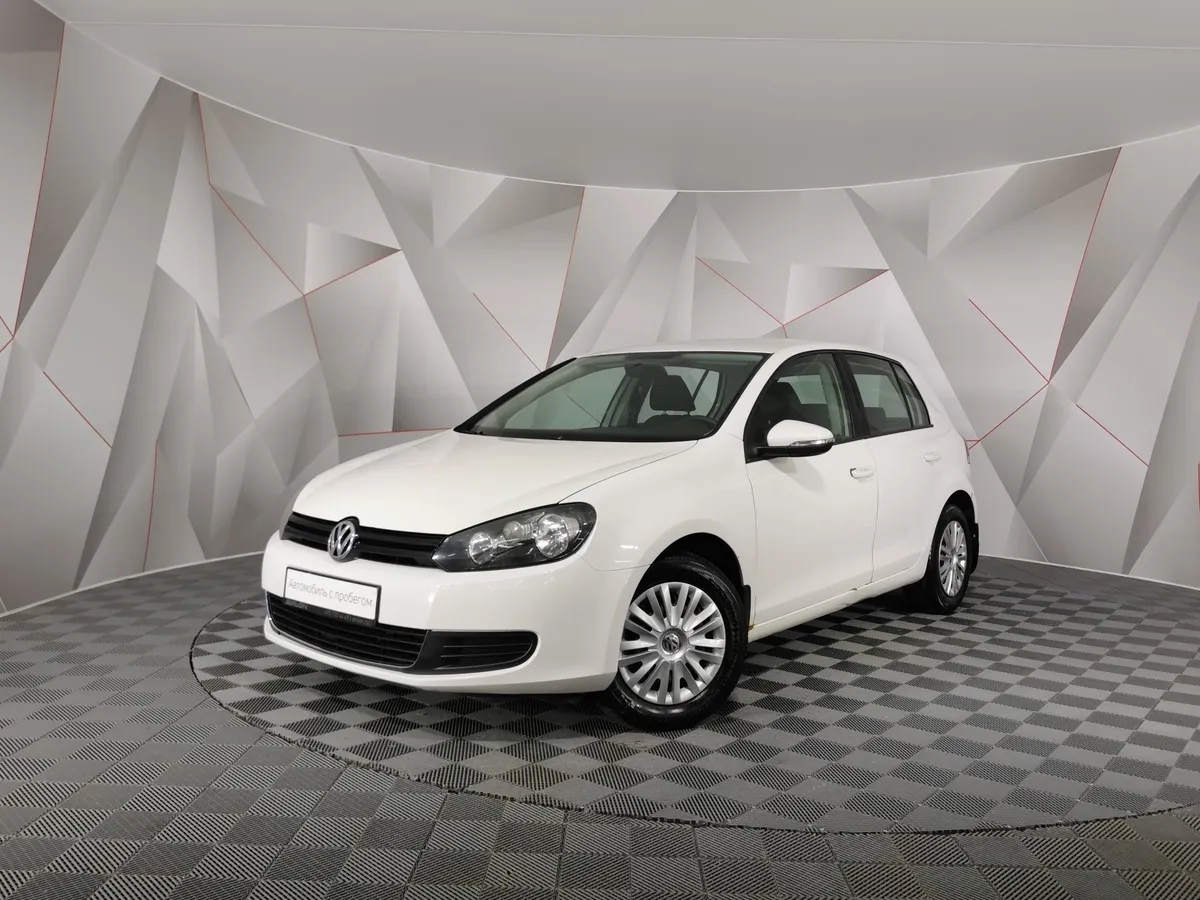 Volkswagen Golf 1.4 TSI DSG (122 л.с.) Trendline Белый в АВИЛОН. Слайд №1