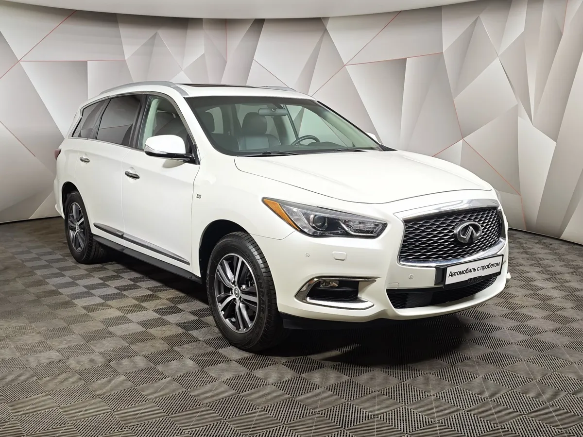 Infiniti QX60 3.5 CVT 4WD (283 л.с.) Premium Белый в АВИЛОН. Слайд №3