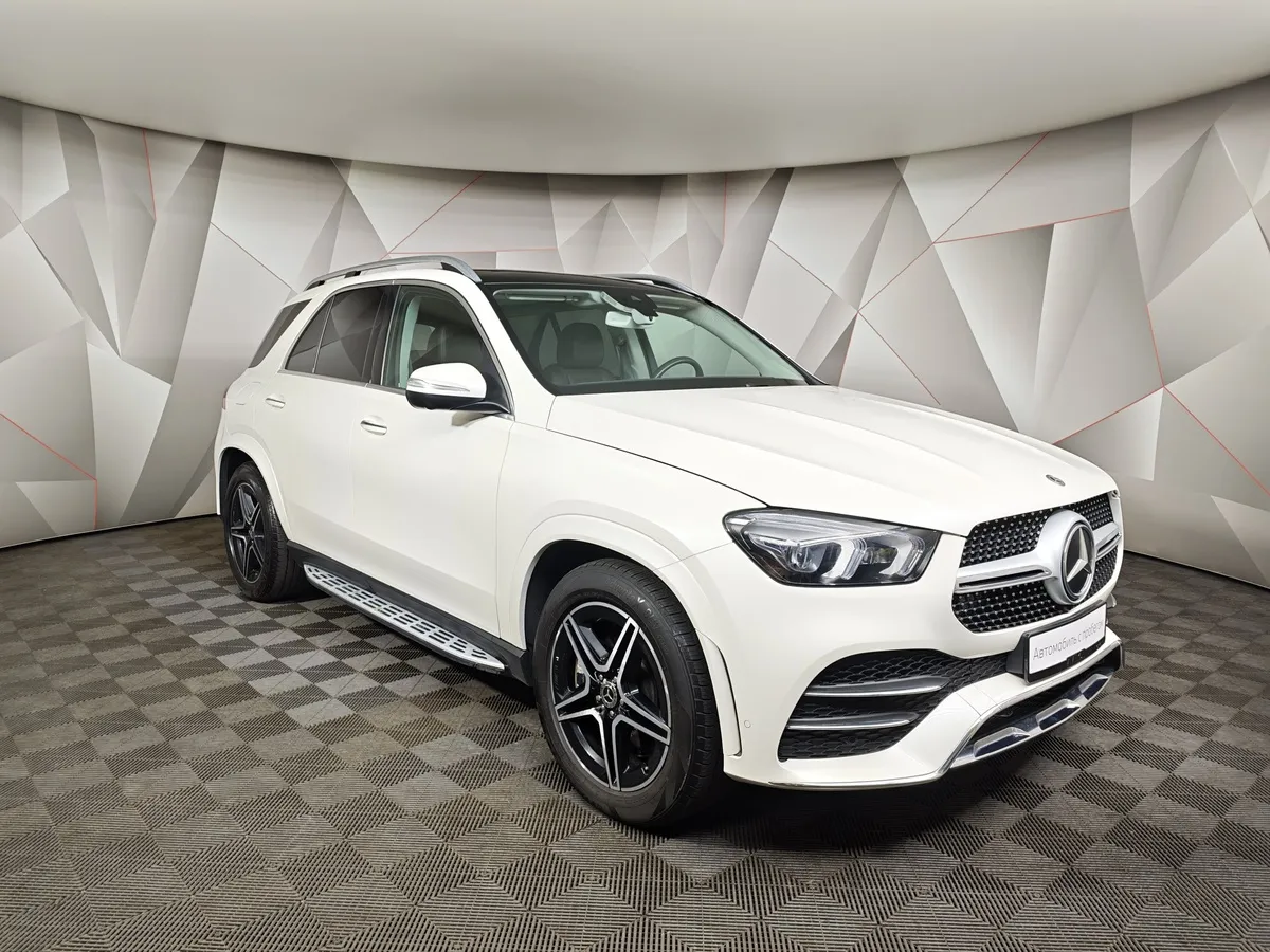 Mercedes-Benz GLE 450 4MATIC 9G-TRONIC (367 л.с.) Sport Plus Белый в АВИЛОН. Слайд №3