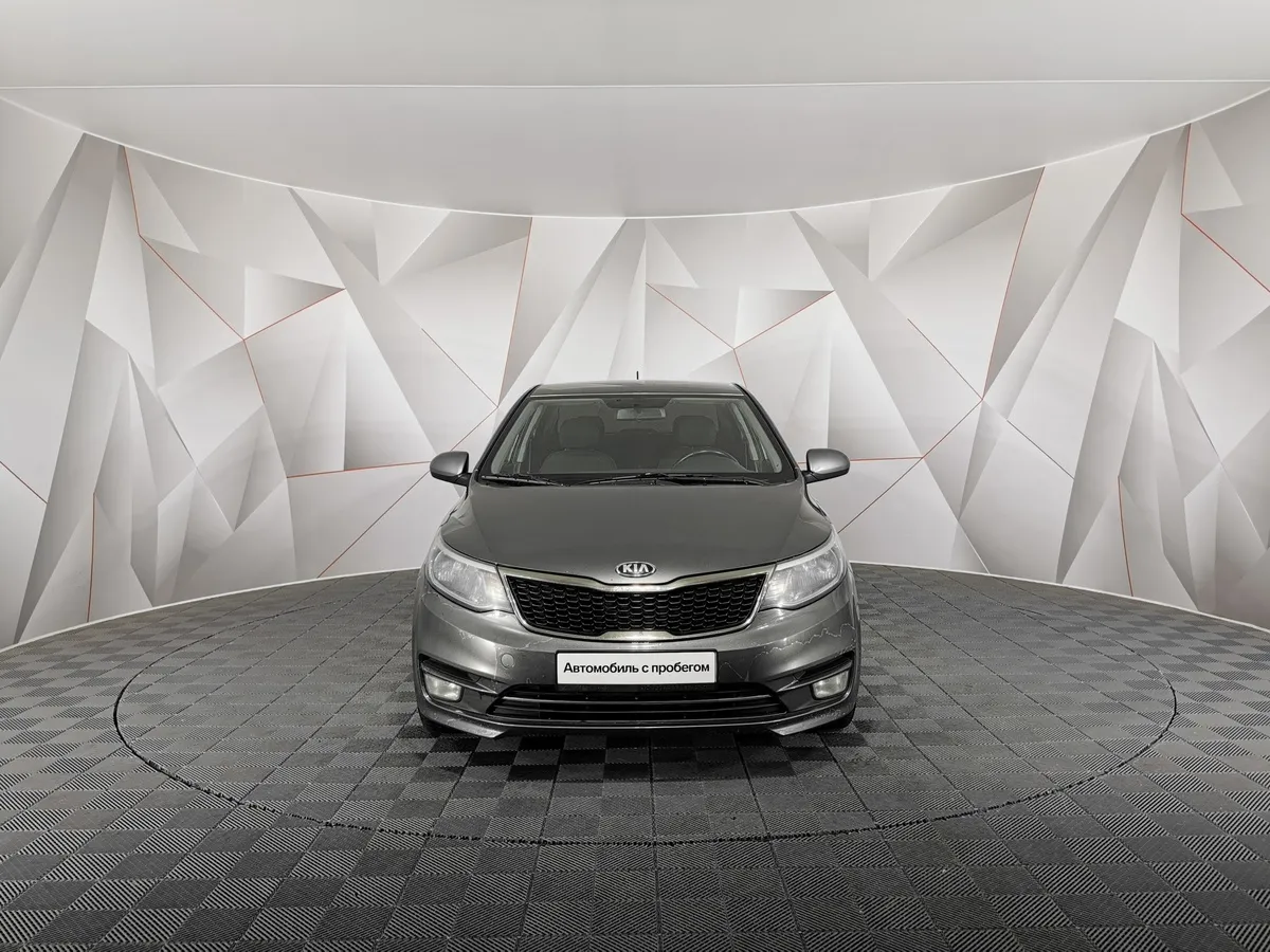 Kia Rio 1.6 AT (123 л.с.) Luxe Серый в АВИЛОН. Слайд №7