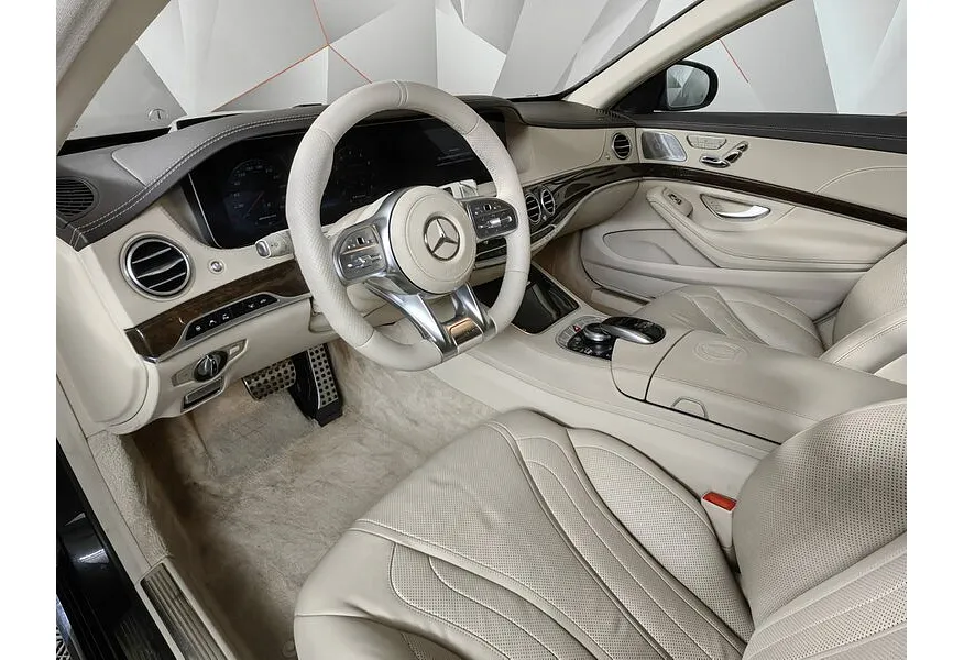 Mercedes-Benz S-Класс S 63 AMG 9G-Tronic 4Matic+ длинная база (612 л.с.) Черный в АВИЛОН. Слайд №19