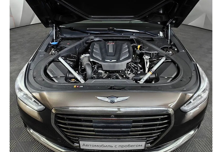Genesis G90 3.3 T-GDI AT AWD (5 мест) (370 л.с.) Prestige Коричневый в АВИЛОН. Слайд №11
