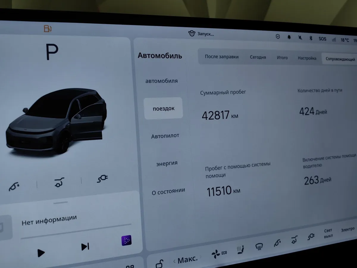 Li Auto L6 1.5 AT 4WD (150 л.с.) Pro Серый в АВИЛОН. Слайд №17