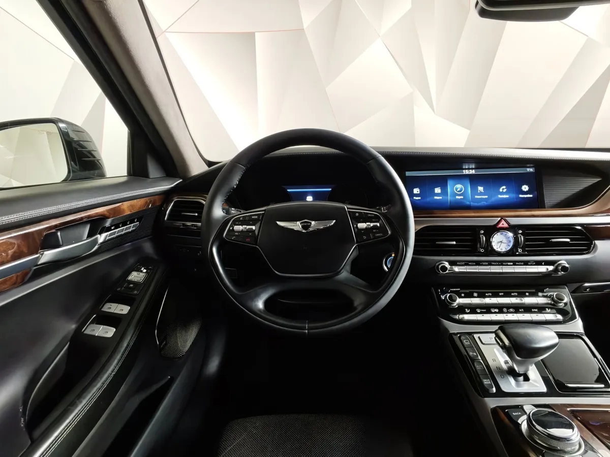 Genesis G90 3.3 T-GDI AT AWD (5 мест) (370 л.с.) Elite Черный в АВИЛОН. Слайд №17