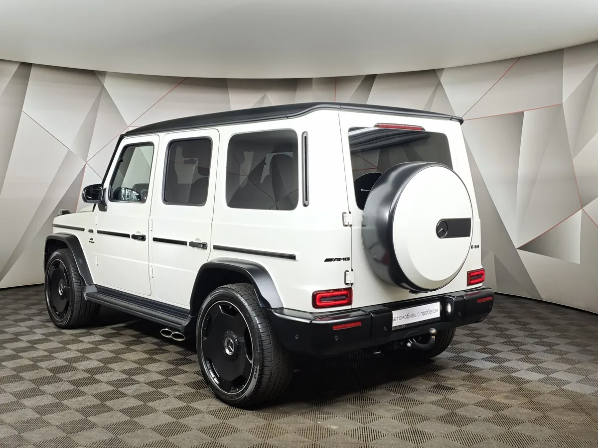 Mercedes-Benz G-Класс G 63 AMG Speedshift 4Matic (585 л.с.) Белый в АВИЛОН. Слайд №4