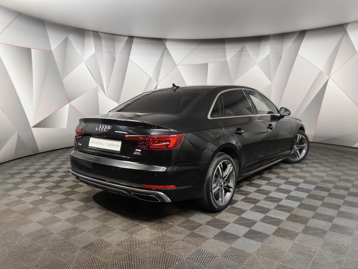 Audi A4 2.0 TDI S tronic quattro (190 л.с.) Черный в АВИЛОН. Слайд №2
