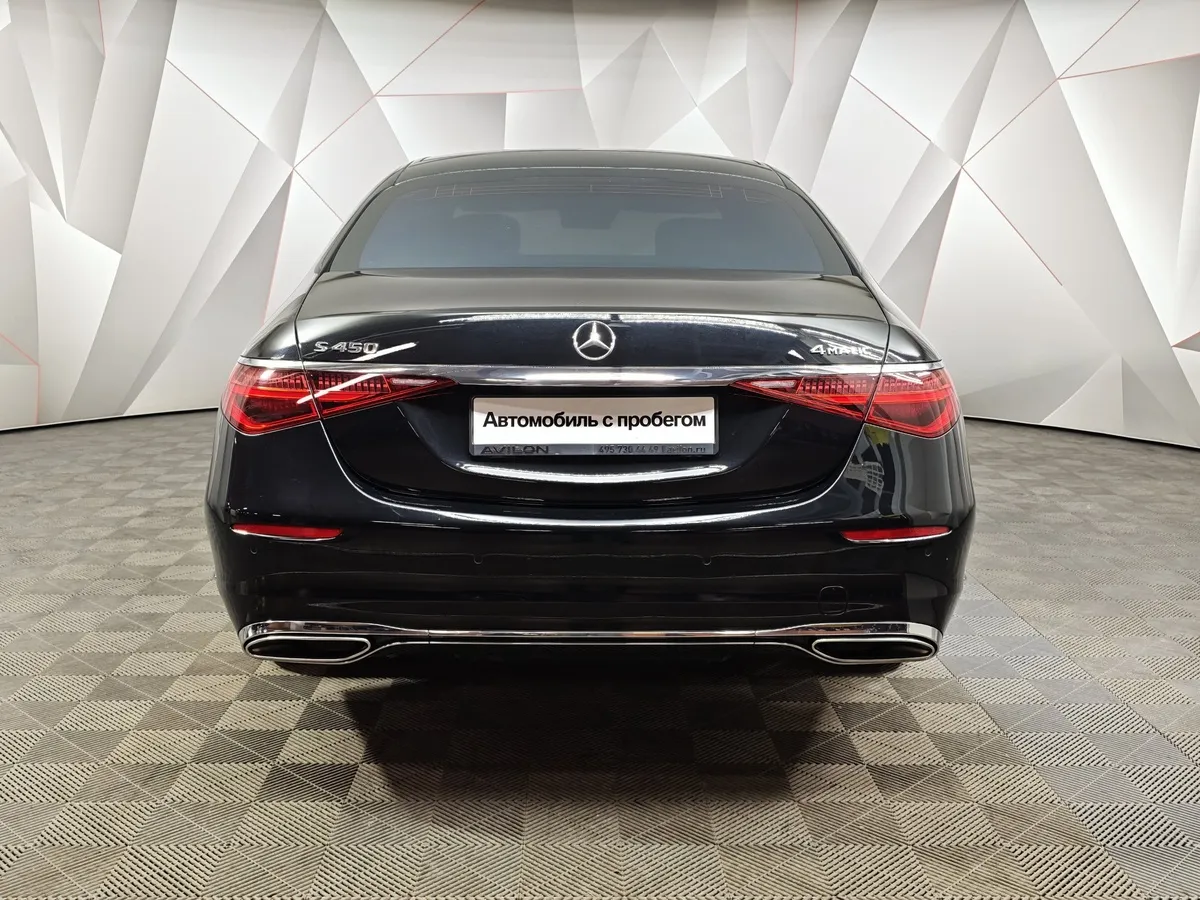 Mercedes-Benz S-Класс S 450 9G-Tronic 4Matic (367 л.с.) Черный в АВИЛОН. Слайд №8