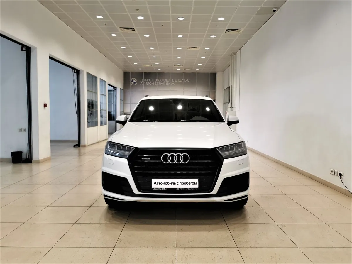 Audi Q7 3.0 TDI Tiptronic quattro (249 л.с.) Белый в АВИЛОН. Слайд №7