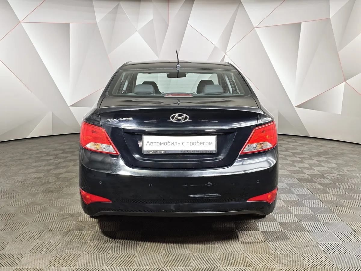 Hyundai Solaris 1.6 AT (123 л.с.) Active Plus Черный в АВИЛОН. Слайд №8