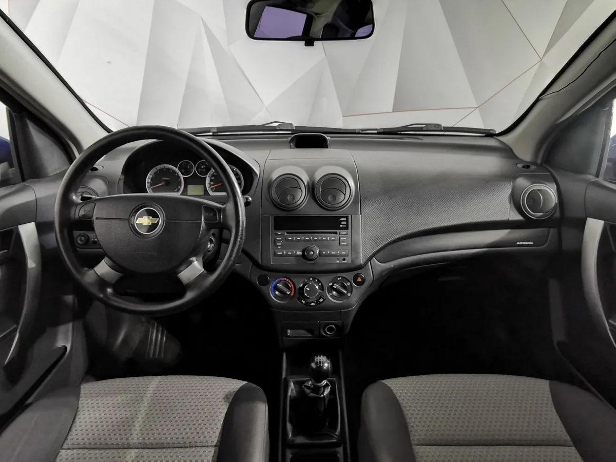 Chevrolet Aveo 1.4i MT (82 л.с.) Синий в АВИЛОН. Слайд №13