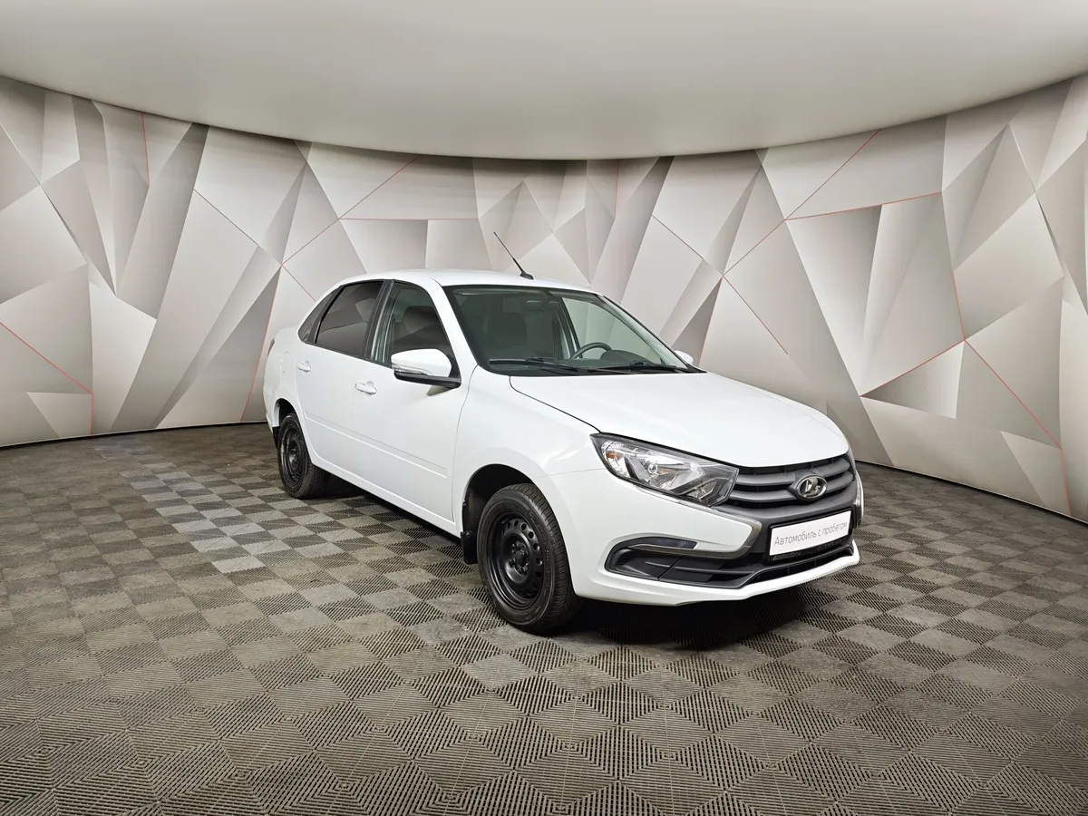 ВАЗ (Lada) Granta 1.6 MT 8кл (87 л.с.) Белый в АВИЛОН. Слайд №3