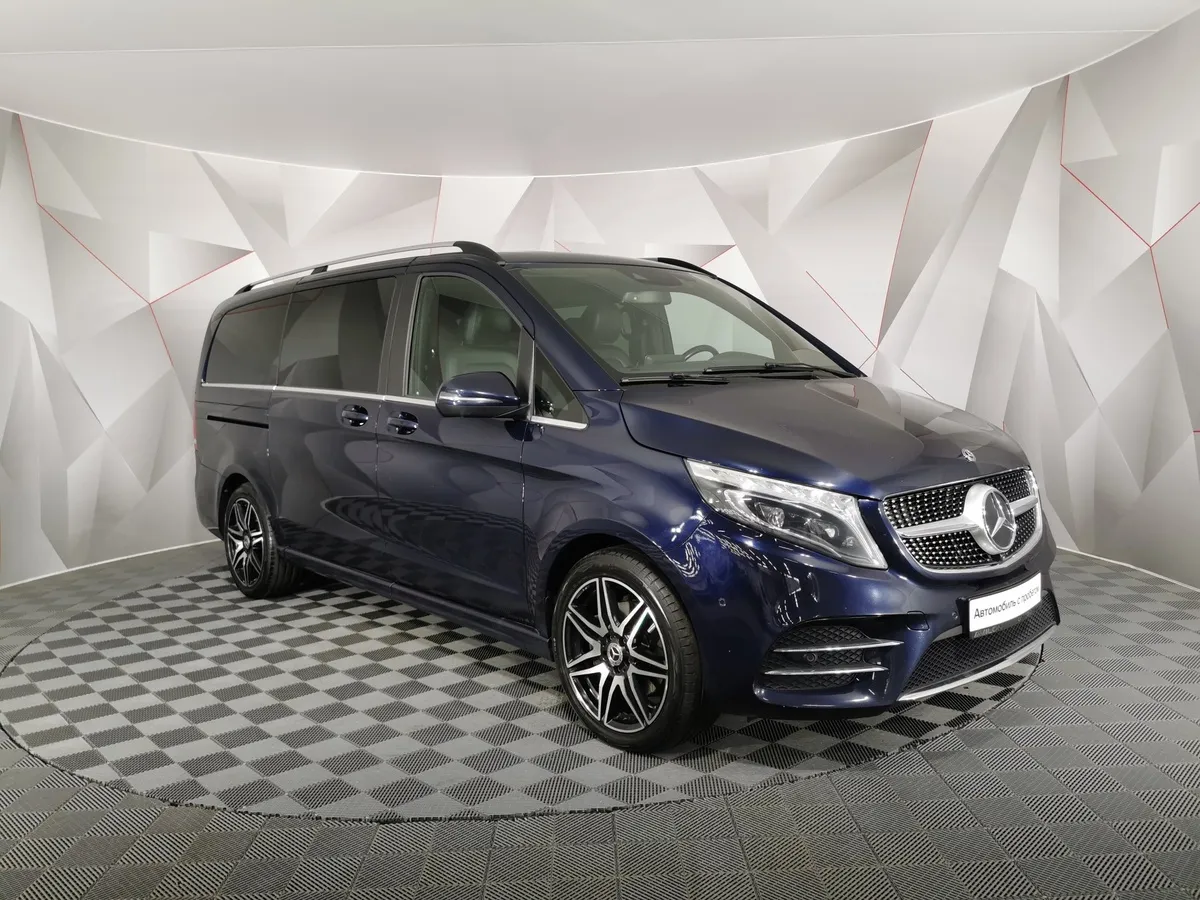 Mercedes-Benz V-Класс V 250 BlueTEC 7G-Tronic Plus 4x4 (190 л.с.) AMG Line Синий в АВИЛОН. Слайд №3