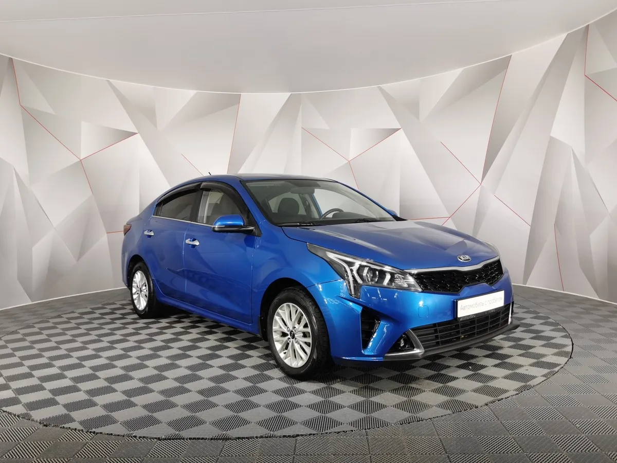 Kia Rio 1.6 AT (123 л.с.) Prestige Синий в АВИЛОН. Слайд №3