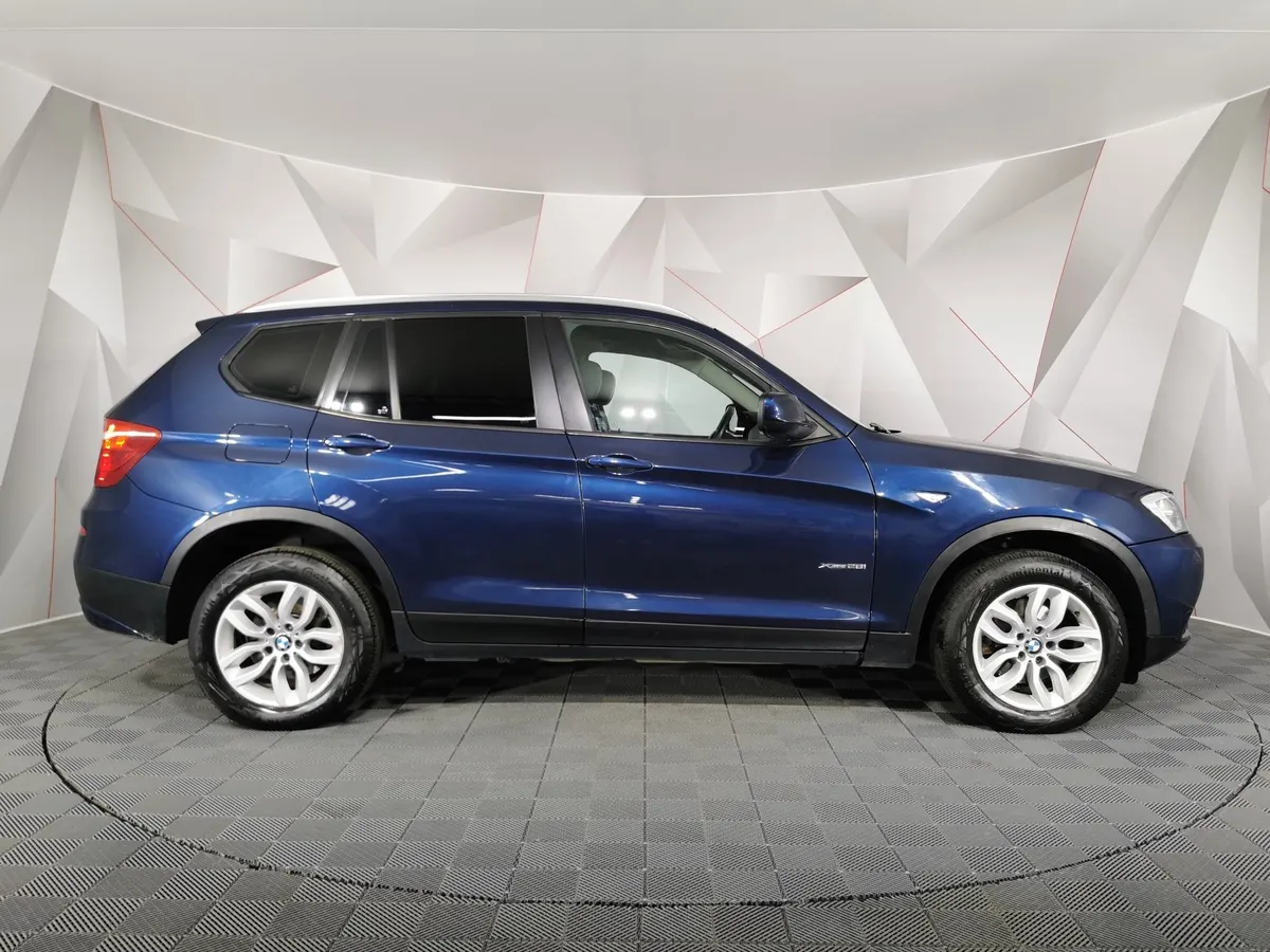 BMW X3 xDrive28i AT (245 л.с.) Синий в АВИЛОН. Слайд №6