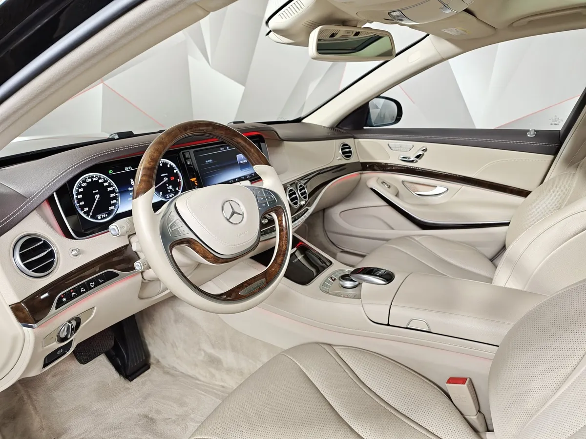 Mercedes-Benz S-Класс S 500 Maybach 9G-TRONIC (455 л.с.) Черный в АВИЛОН. Слайд №19