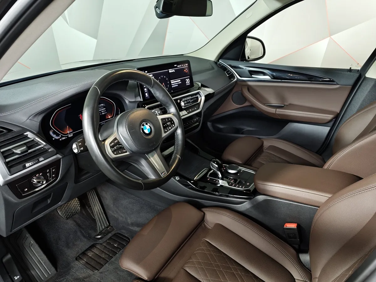 BMW X3 xDrive20i AT (184 л.с.) Base Локальная сборка Синий в АВИЛОН. Слайд №12
