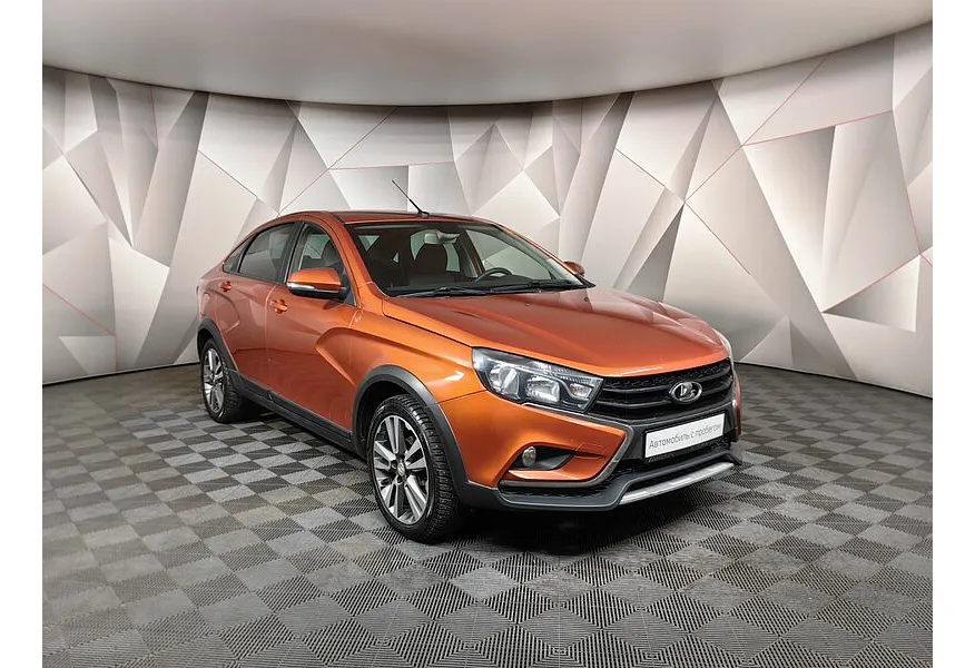 ВАЗ (Lada) Vesta 1.8 AMT (122 л.с.) Оранжевый в АВИЛОН. Слайд №3