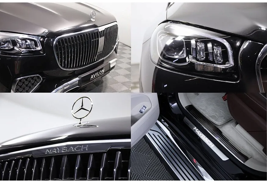 Mercedes-Benz GLS 600 9G-Tronic 4Matic (557 л.с.) Черный в АВИЛОН. Слайд №5