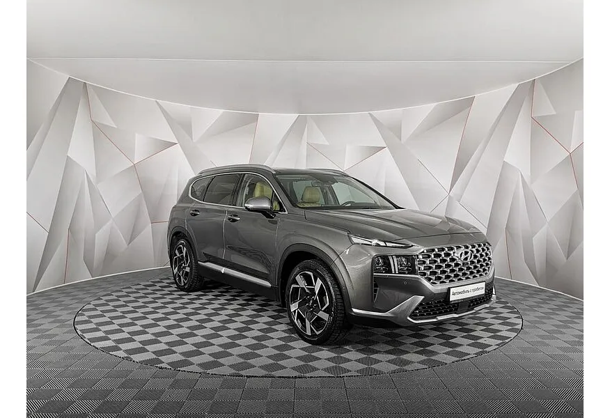 Hyundai Santa Fe 3.5 AWD 8AT (249 л.с.) High-Tech (7 мест) Серый в АВИЛОН. Слайд №3