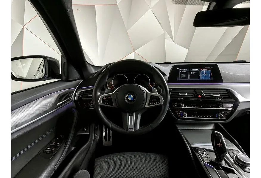 BMW 5 серия 520d xDrive Steptronic (190 л.с.) Черный в АВИЛОН. Слайд №15