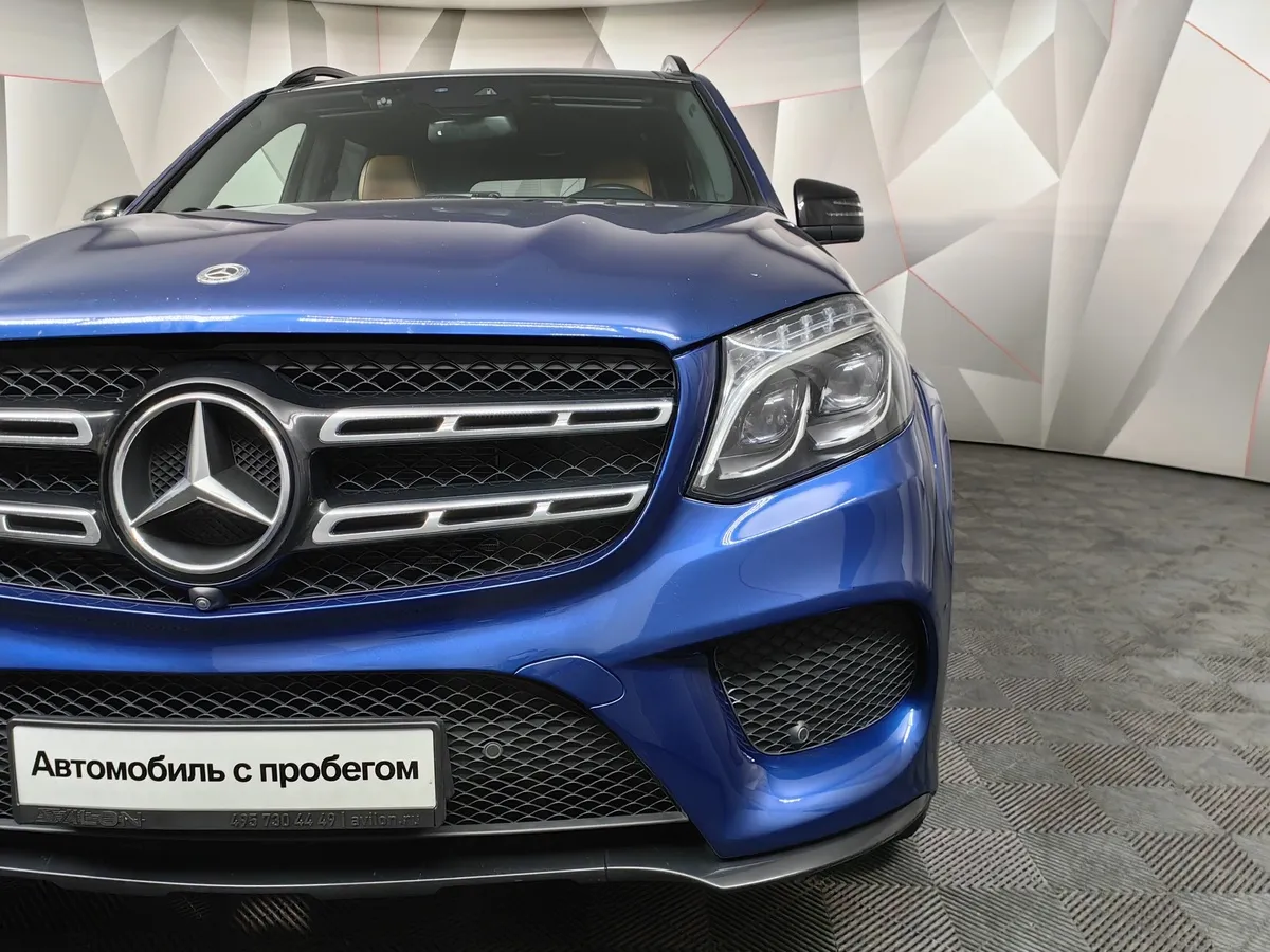 Mercedes-Benz GLS 400 4MATIC 9G-TRONIC (333 л.с.) Особая серия Синий в АВИЛОН. Слайд №10