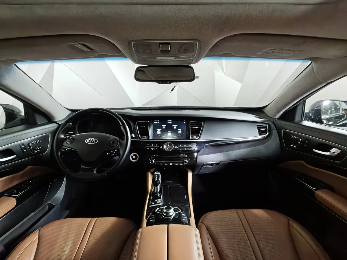 Kia Quoris 3.8 AT (334 л.с.) Premium Черный в АВИЛОН. Слайд №14
