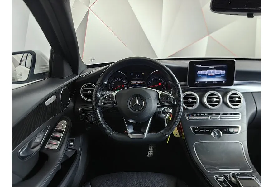 Mercedes-Benz C-Класс C 180 9G-TRONIC (150 л.с.) Sport Белый в АВИЛОН. Слайд №19
