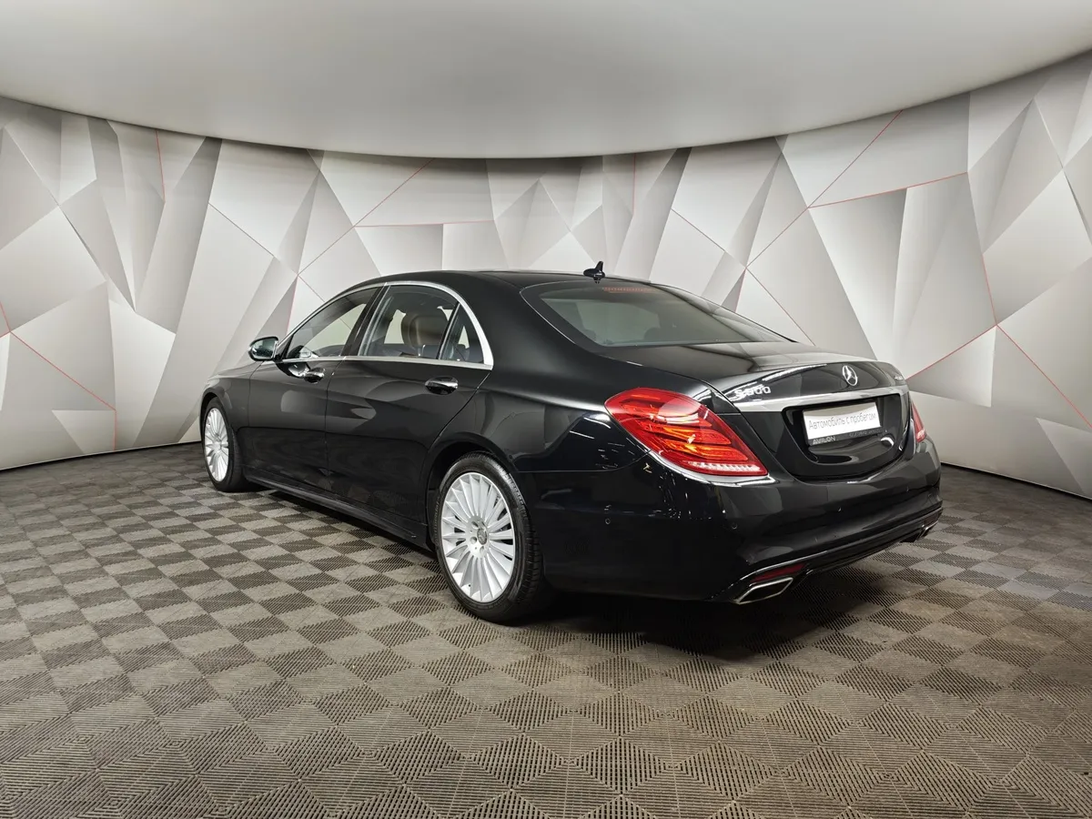 Mercedes-Benz S-Класс S 500 7G-Tronic Plus 4Matic длинная база (455 л.с.) Черный в АВИЛОН. Слайд №4
