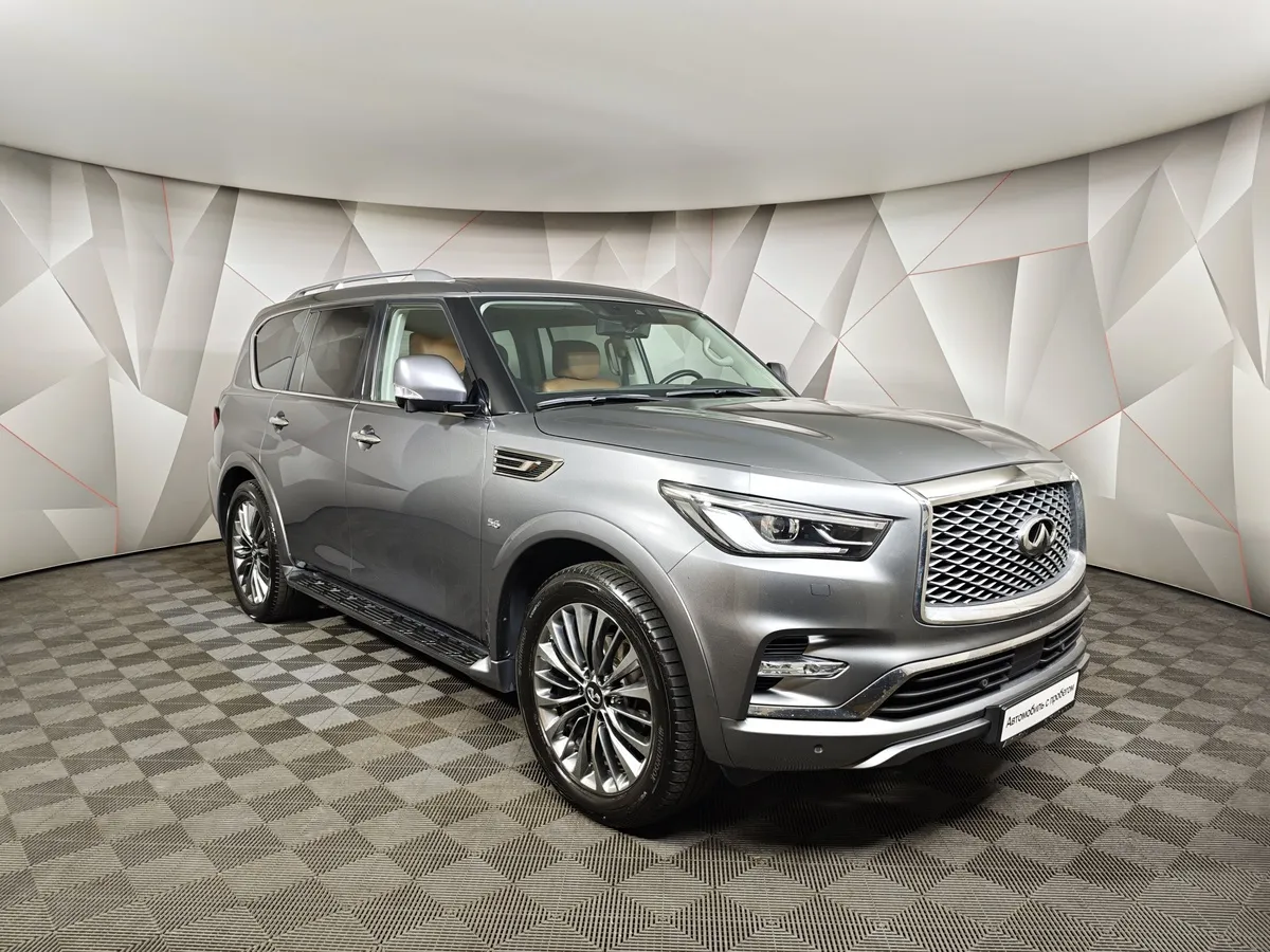 Infiniti QX80 5.6 АТ AWD (405 л.с.) Серый в АВИЛОН. Слайд №3