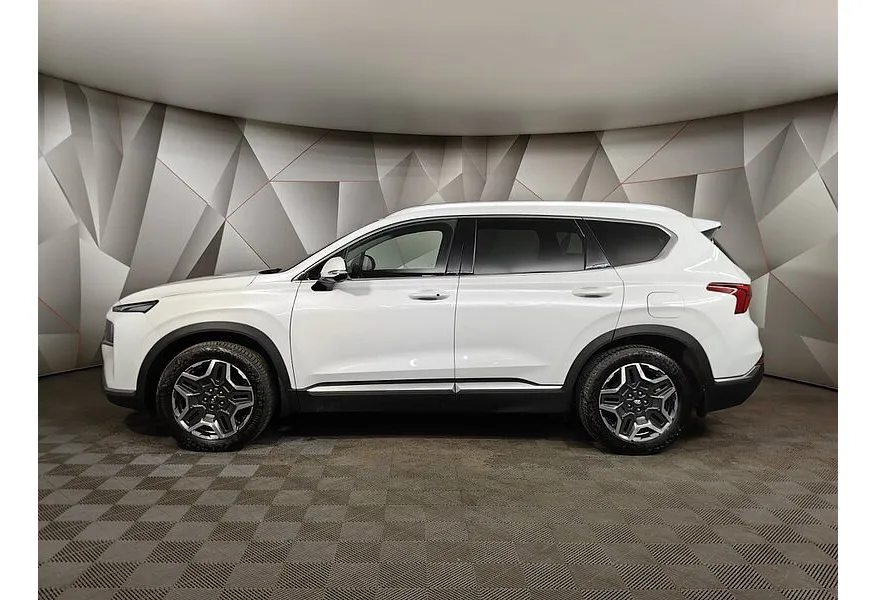 Hyundai Santa Fe 2.2 CRDi AWD 8AT (200 л.с.) High-Tech Белый в АВИЛОН. Слайд №5