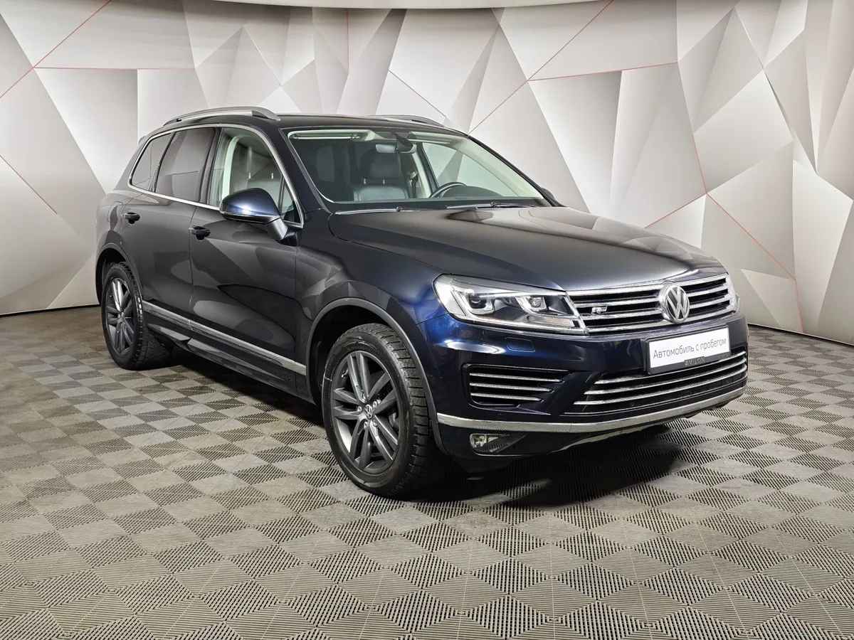 Volkswagen Touareg 3.6 FSI Tiptronic 4Motion (249 л.с.) V6 FSI Синий в АВИЛОН. Слайд №3