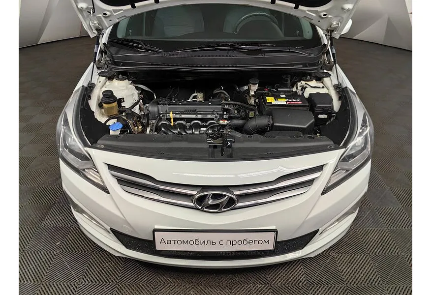 Hyundai Solaris 1.6 AT (123 л.с.) Comfort Белый в АВИЛОН. Слайд №11