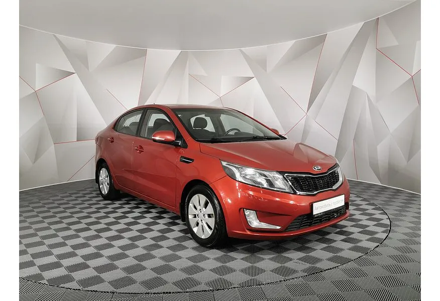 Kia Rio 1.6 AT (123 л.с.) Красный в АВИЛОН. Слайд №2