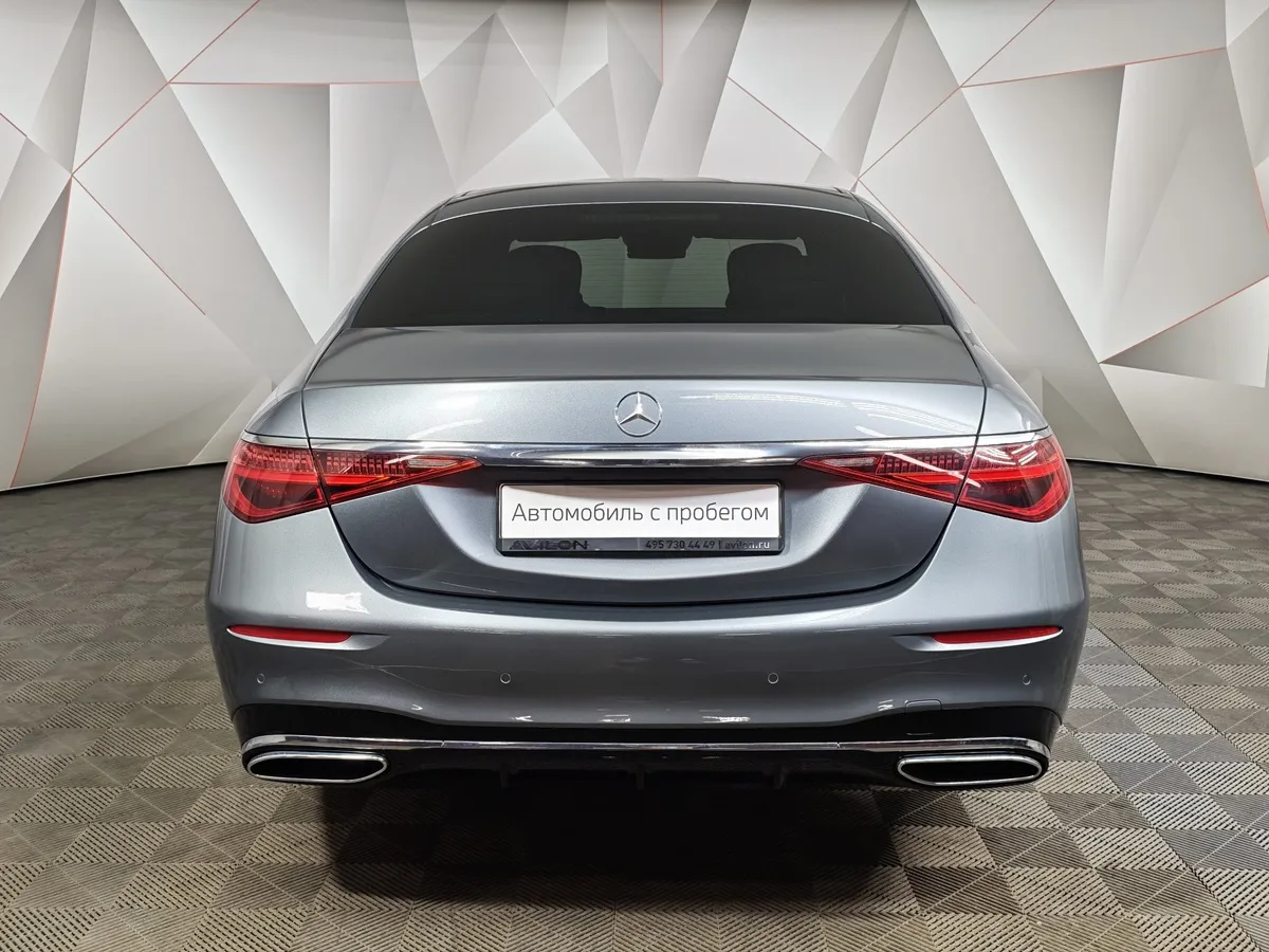 Mercedes-Benz S-Класс S 400 d 9G-Tronic 4Matic (330 л.с.) Premium Серый в АВИЛОН. Слайд №8