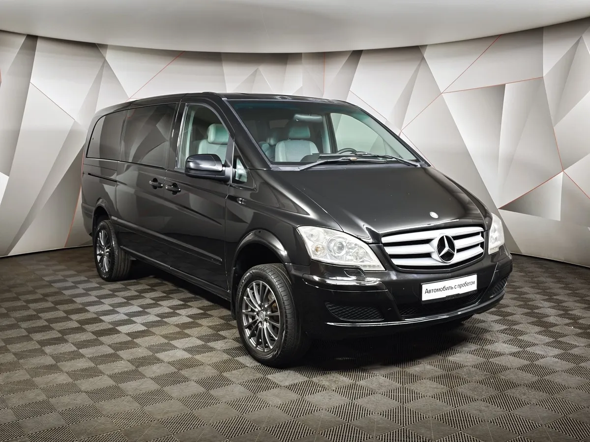 Mercedes-Benz Viano 2.2 CDi TouchShift 4MATIC удлиненный (163 л.с.) Черный в АВИЛОН. Слайд №3