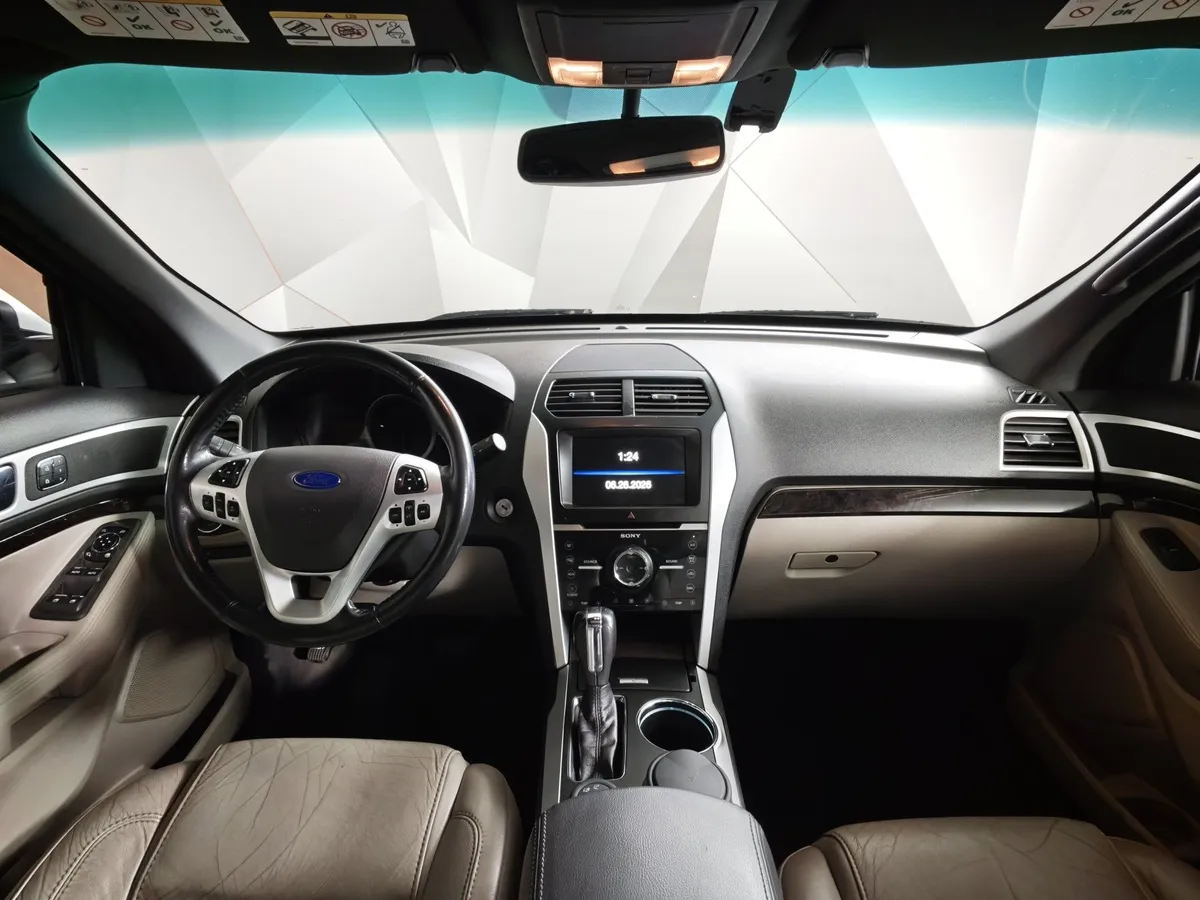Ford Explorer 3.5 SelectShift 4WD (294 л.с.) Белый в АВИЛОН. Слайд №13