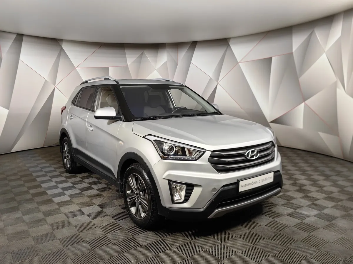 Hyundai Creta 1.6 AT AWD (121 л.с.) Comfort Plus + Advanced Серебристый в АВИЛОН. Слайд №3