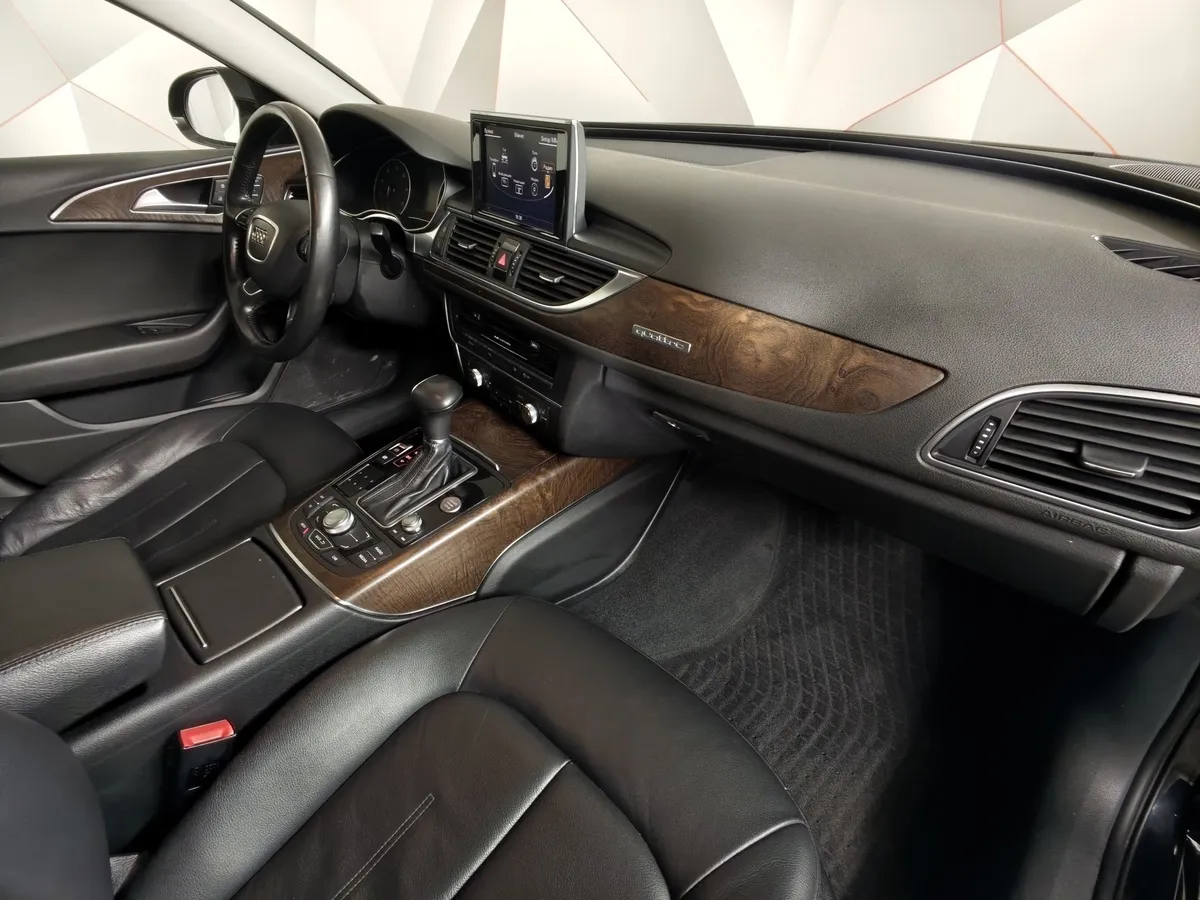 Audi A6 2.8 FSI S-tronic quattro (204 л.с.) Черный в АВИЛОН. Слайд №13
