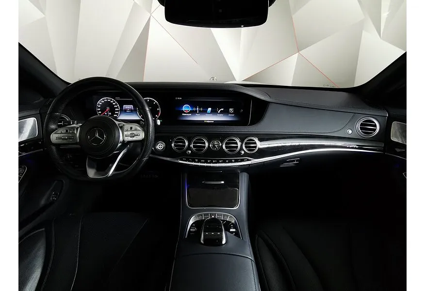 Mercedes-Benz S-Класс S 350 d 9G-Tronic 4Matic длинная база (249 л.с.) Черный в АВИЛОН. Слайд №14