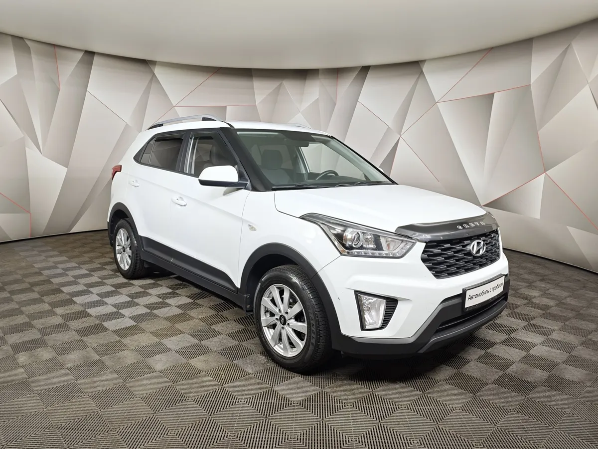 Hyundai Creta 2.0 AT (149 л.с.) Travel Белый в АВИЛОН. Слайд №3