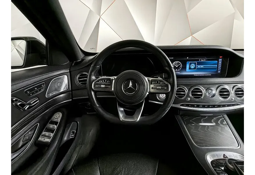 Mercedes-Benz S-Класс S 350 d 9G-Tronic 4Matic длинная база (249 л.с.) Черный в АВИЛОН. Слайд №20