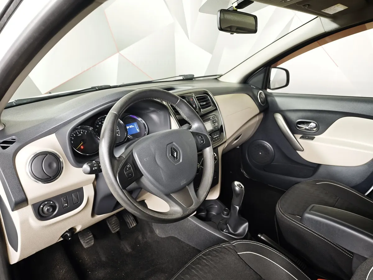 Renault Logan 1.6 MT (102 л.с.) Белый в АВИЛОН. Слайд №19