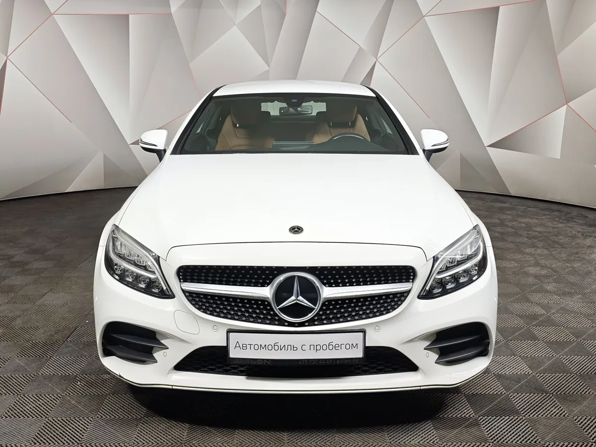 Mercedes-Benz C-Класс C 200 9G-TRONIC 4MATIC (190 л.с.) Sport Белый в АВИЛОН. Слайд №7