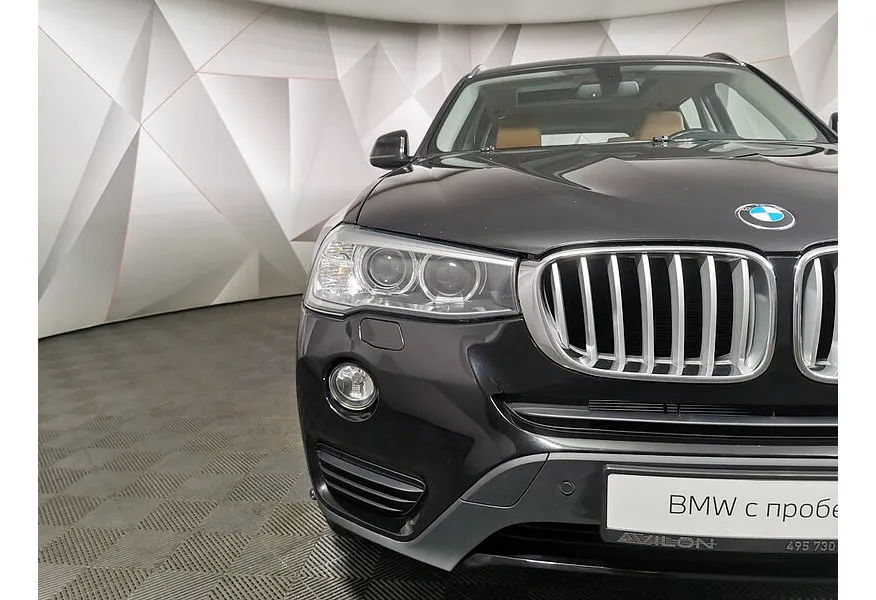 BMW X3 xDrive28i AT (245 л.с.) Черный в АВИЛОН. Слайд №10