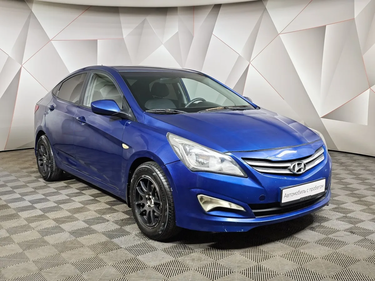 Hyundai Solaris 1.6 AT (123 л.с.) Comfort Синий в АВИЛОН. Слайд №3