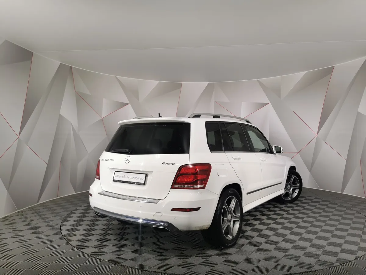 Mercedes-Benz GLK GLK 220 CDI 7G-Tronic Plus 4Matic (170 л.с.) Белый в АВИЛОН. Слайд №2