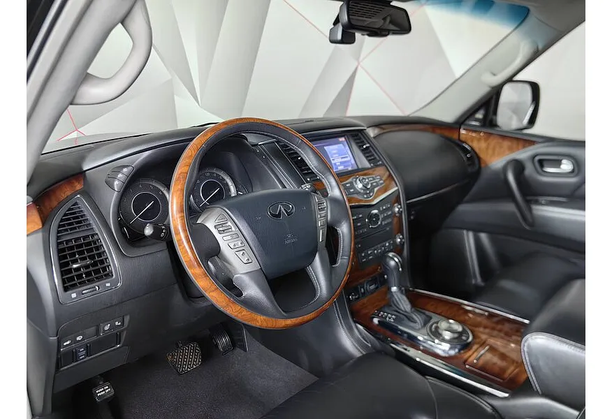 Infiniti QX80 5.6 АТ AWD (405 л.с.) Черный в АВИЛОН. Слайд №18
