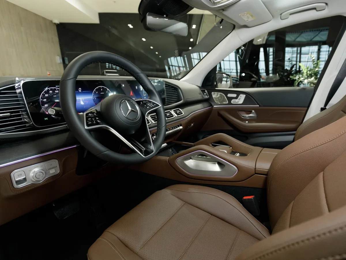 Mercedes-Benz GLE 300d 4MATIC 9G-TRONIC (269 л.с.) Белый в АВИЛОН. Слайд №5